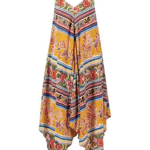 Old Khaki TALULAH DRESS Floral Printed Strap Asymmetrical M 8 - Picture 2 of 7